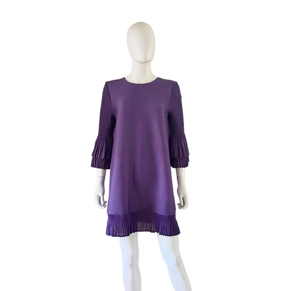 Scarlet Sage Betsy Shift Dress in Purple One Size New - Picture 1 of 3